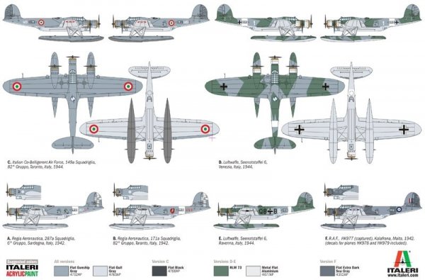 Italeri 1360 CANT Z 506 AIRONE 1/72