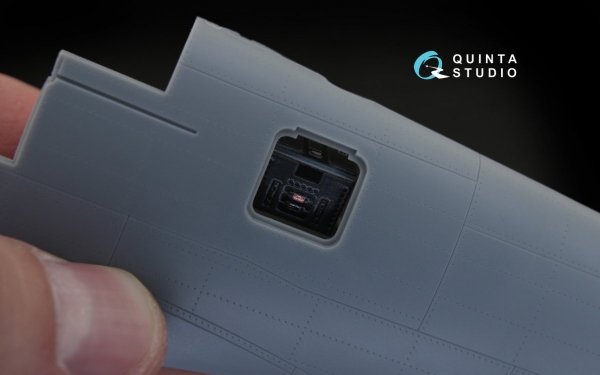 Quinta Studio QD32030 Spitfire Mk.V 3D-Printed &amp; coloured Interior on decal paper (for Hobbyboss kit) 1/32