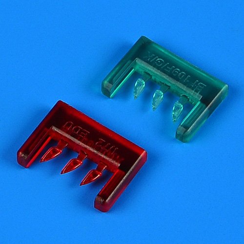 Quickboost QB72697 Bf 109F/G/K colored position lights Eduard 1/72