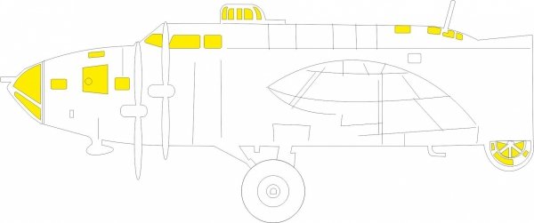 Eduard EX1166 Boeing B-17 F - Mask Set (for Revell Kits) 1/48