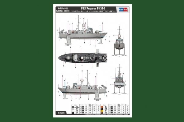 Hobby Boss 82005 USS Pegasus PHM 1 1/200