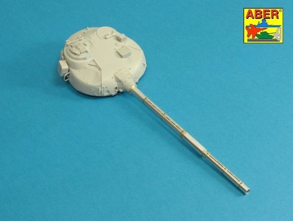 Aber 35L-147 125mm 2A46M-2 Barrell for Russian main battle tank T-72B1; T-80B; T-80BV; T-80BVD; T-90 (Trumpeter, Zvezda, mode b) 1/35
