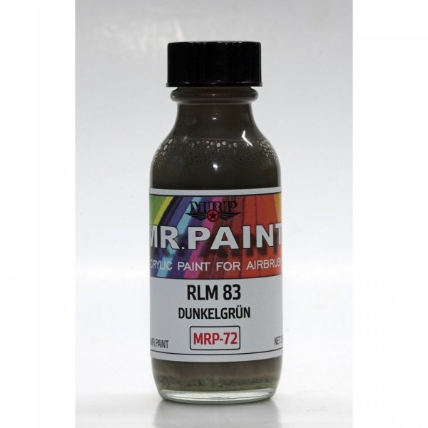 MR. Paint MRP-072 RLM 83 Dunkelgrun WWII Germany 30ml