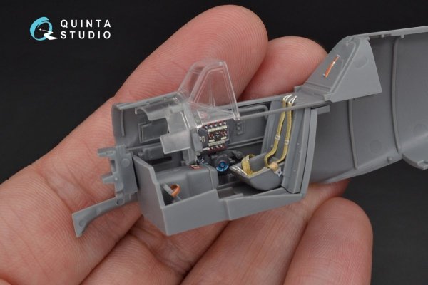 Quinta Studio QD48103 Bf 109G-6 3D-Printed &amp; coloured Interior on decal paper (for Tamiya kit) 1/48