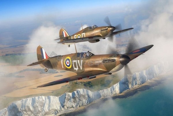 Revell 03771 Supermarine Spitfire Mk.Ia - Hawker Hurricane Mk.I 1/144