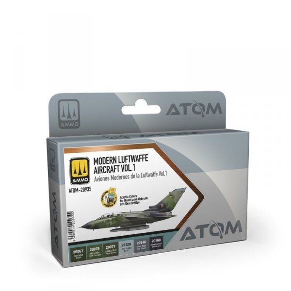 AMMO by Mig Jimenez 20935 Modern Lufttwaffe Aircraft Vol 1 Set 6x20ml