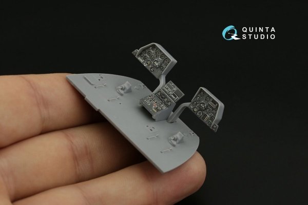 Quinta Studio QDS-48354 Mi-17 (Mi-8MT Export version) 3D-Printed &amp; coloured Interior on decal paper (Zvezda) (Small version) 1/48