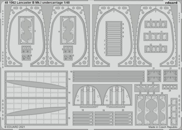 Eduard BIG49308 Lancaster B Mk. I PART II HONG KONG MODELS 1/48