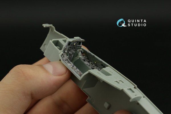 Quinta Studio QD48323 A-10C 3D-Printed &amp; coloured Interior on decal paper (Academy) 1/48