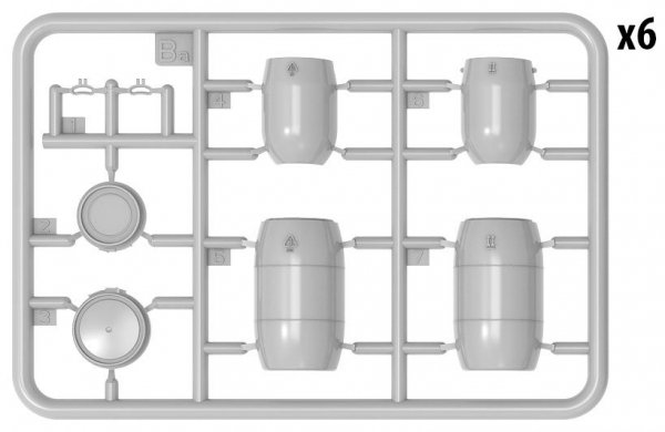 MiniArt 35590 Plastic Barrels &amp; Cans 1/35