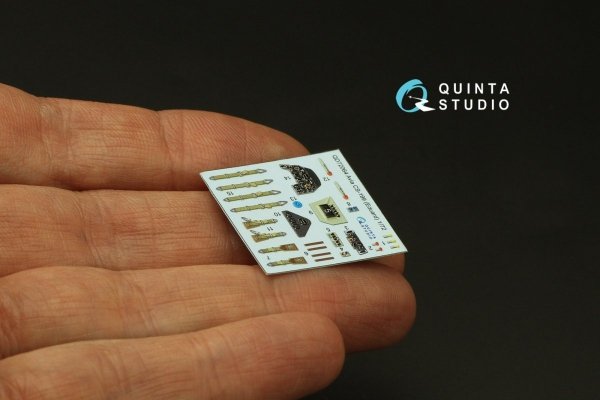 Quinta Studio QD72064 Avia CS-199 3D-Printed &amp; coloured Interior on decal paper (Eduard) 1/72