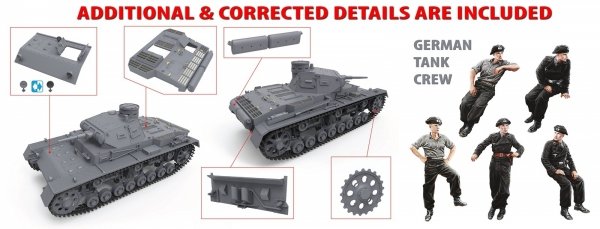 MiniArt 35221 Pz.Kpfw.III Ausf.B w/Crew 1/35