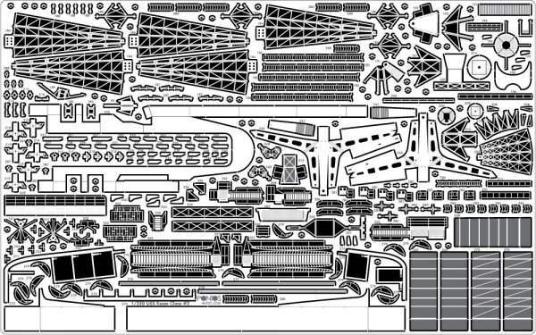 Pontos 35006F1 USS CV-9 Essex 1943 Detail Up Set (1:350)