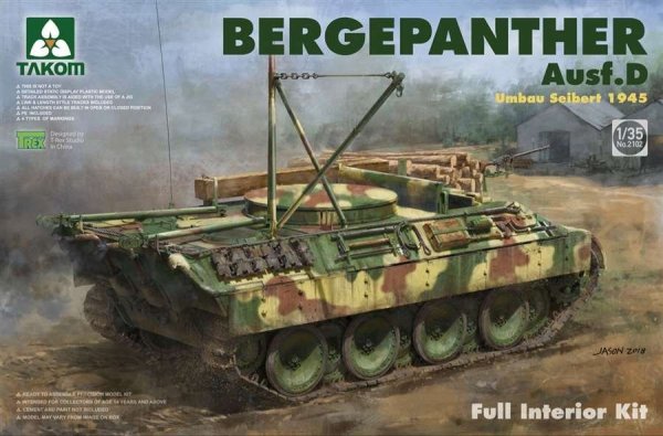 Takom 2102 Bergepanther Ausf. D Umbau Seibert 1945 1/35