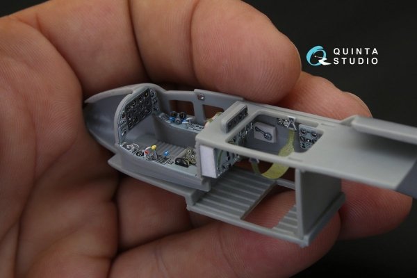 Quinta Studio QD48081 Yak-2/Yak-4 3D-Printed &amp; coloured Interior on decal paper (for Mars Models kit) 1/48