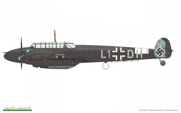 Eduard 7081 Bf 110C/ D (1:72)