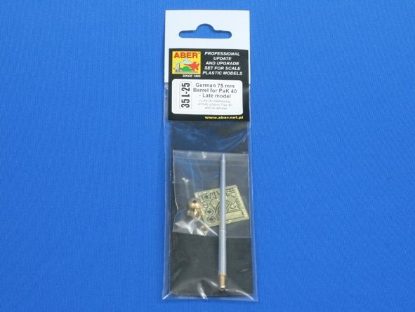 Aber 35L-025 German 75mm Barrel for Pak 40 - Late model (1:35)