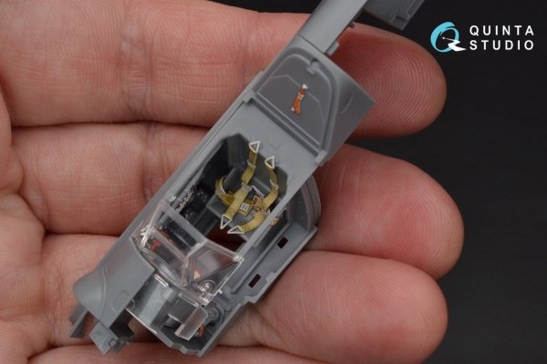 Quinta Studio QD48103 Bf 109G-6 3D-Printed &amp; coloured Interior on decal paper (for Tamiya kit) 1/48