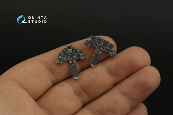 Quinta Studio QDS-48433 F-15I 3D-Printed &amp; coloured Interior on decal paper (Academy) (Small version) 1/48