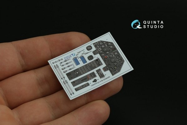 Quinta Studio QD48322 Mi-4 3D-Printed &amp; coloured Interior on decal paper (Trumpeter) 1/48