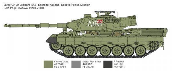 Italeri 6481 LEOPARD 1 A5 1/35