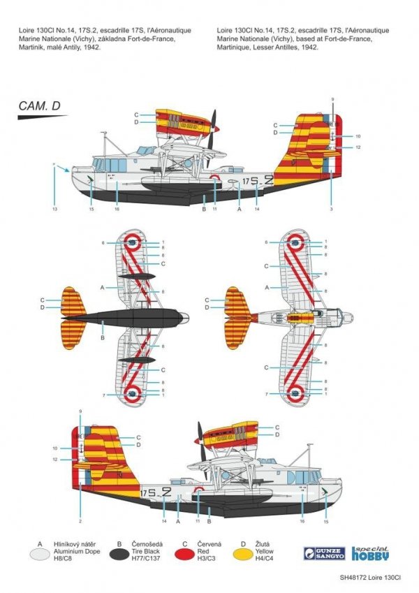 Special Hobby 48172 Loire 130Cl &quot;Colonial&quot; 1/48