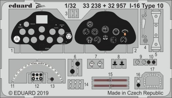 Eduard 33238 I-16 Type 10 1/32 ICM
