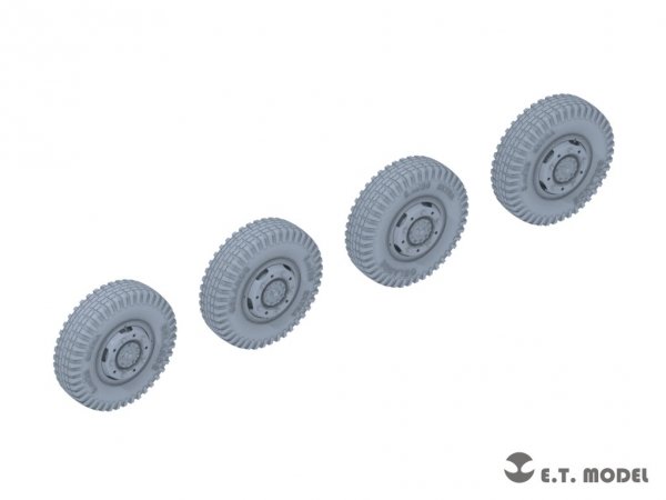 E.T. Model P35-102 WWII German Sd.Kfz.234 Small Diameter Weighted Wheels Type.2 1/35
