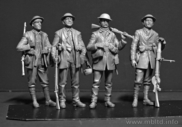 Master Box 35146 British Infantry, Somme Battle period, 1916 (1:35)