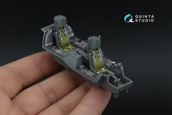 Quinta Studio QD48593 F-14D Super Tomcat 3D-Printed &amp; coloured Interior on decal paper (GWH) 1/48