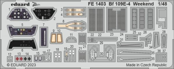 Eduard FE1403 Bf 109E-4 Weekend Eduard 1/48