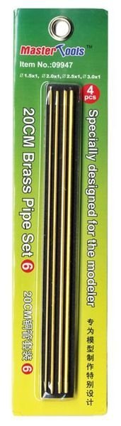 Trumpeter 09947 Brass Pipe Set 6- rurki miedziane