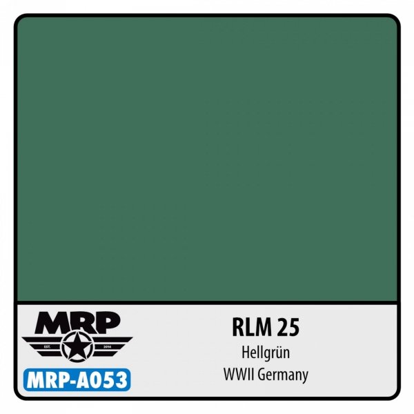 Mr. Paint MRP-A053 RLM 25 Hellgrun - aqua colors - 17ml
