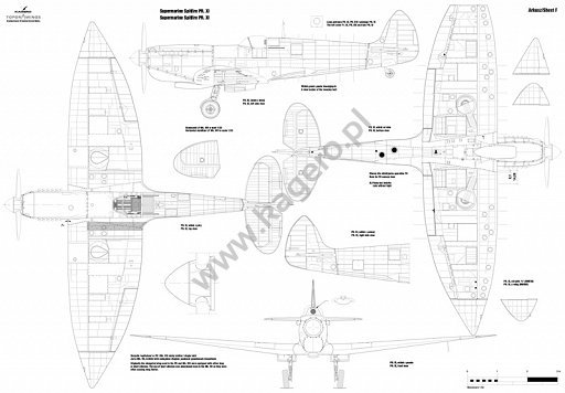 Kagero 7029 Supermarine Spitfire Mk. IX/XVI and other EN/PL