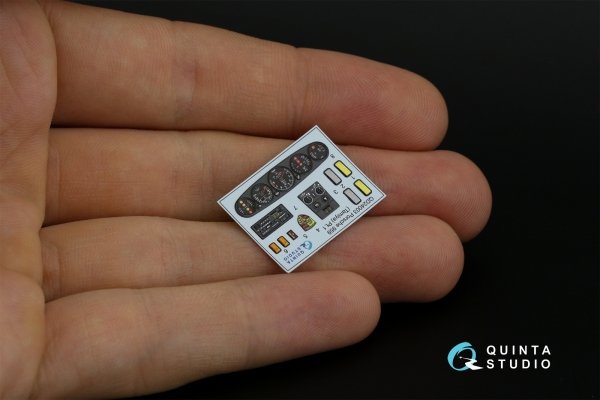 Quinta Studio QD24003 Porsche 959 3D-Printed &amp; coloured Interior on decal paper (Tamiya) 1/24