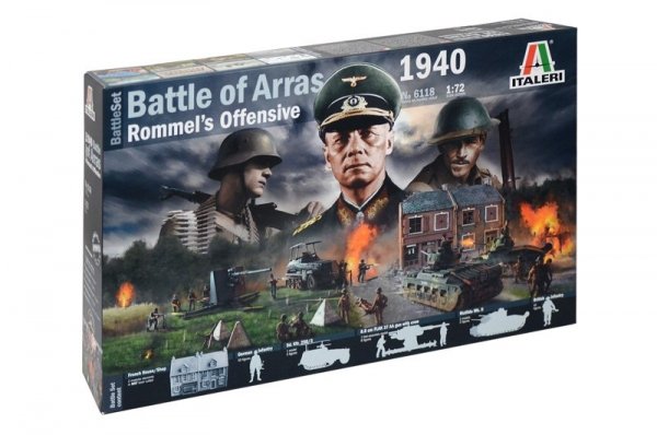 Italeri 6118 1940 BATTLE OF ARRAS - ROMMELS OFFENSIVE - BATTLE SET 1/72