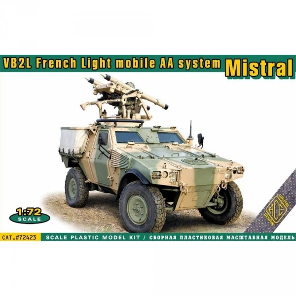 ACE 72423 VB2L Mistral AA Missile Carrier (Long Chassis) 1/72