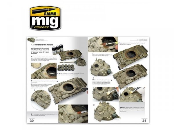 Ammo of Mig Jimenez 6205 Encyklopedia Technik Modelarskich Pojazdy Pancerne tom 6 Kompletny Proces (język polski)