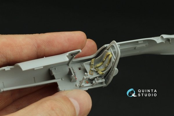 Quinta Studio QD48514 P-39Q/N Airacobra 3D-Printed coloured Interior on decal paper (Arma Hobby) 1/48