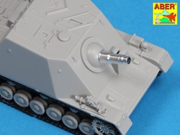 Aber 72L-44 Lufa 15cm StuH 43 do działa pancernrgo Stu.Pz. IV BRUMBAR – późna wersja / German 15cm StuH 43 Barrel for Stu.Pz. IV BRUMBAR – middle/late version 1/72