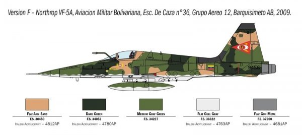 Italeri 1441 F-5A Freedom Fighter 1/72
