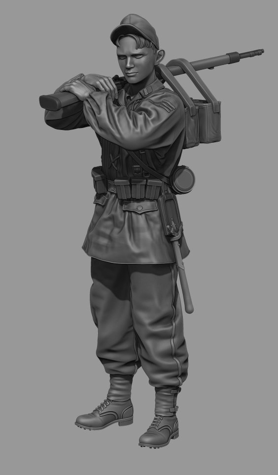Panzer Art FI35-221 Waffen-SS MG42 ammo carrier 1/35