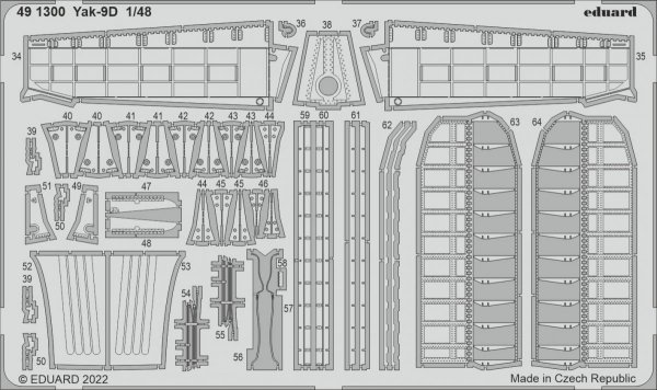 Eduard BIG49351 Yak-9D ZVEZDA 1/48