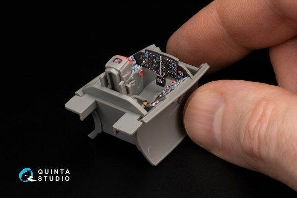 Quinta Studio QD48453 MiG-17F 3D-Printed coloured Interior on decal paper (AMMO/Kinetic) 1/48