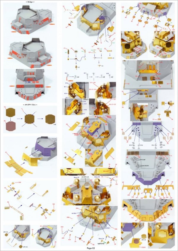 Pontos 35028F1 USS DDG-92 Momsen Flight IIa Detail Up Set 1/350