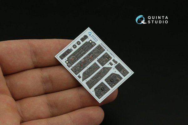 Quinta Studio QDS-48381 Mi-17 3D-Printed &amp; coloured Interior on decal paper (AMK) (Small version) 1/48