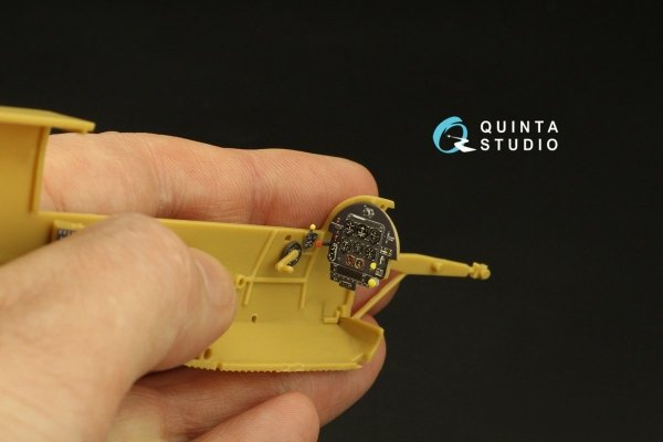 Quinta Studio QD35072 Fi 156C 3D-Printed &amp; coloured Interior on decal paper (Hobby Boss (ex-Tristar)) 1/35
