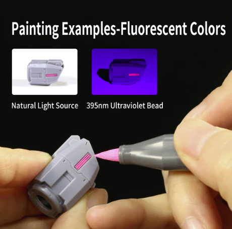 DSPIAE MKF-03 Water-Based Soft Head Marker Fluorescent Yellow