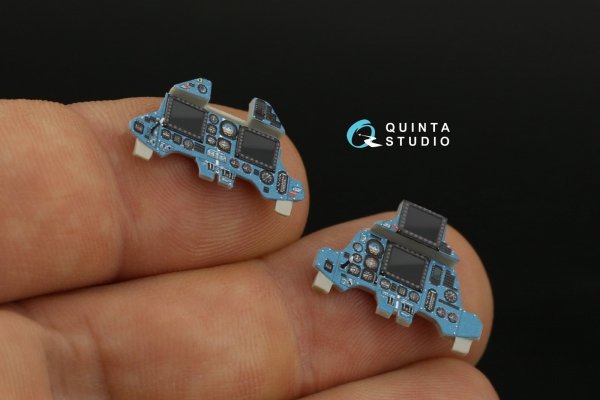 Quinta Studio QD48212 Su-30MKK 3D-Printed &amp; coloured Interior on decal paper (KittyHawk) 1/48