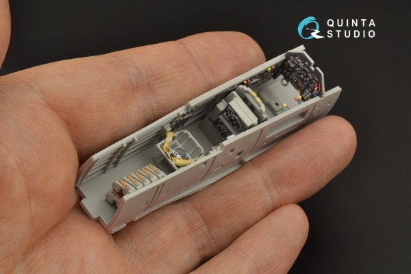 Quinta Studio QD48206 Ju 87B-2/R-2 3D-Printed &amp; coloured Interior on decal paper ( Italeri ) 1/48